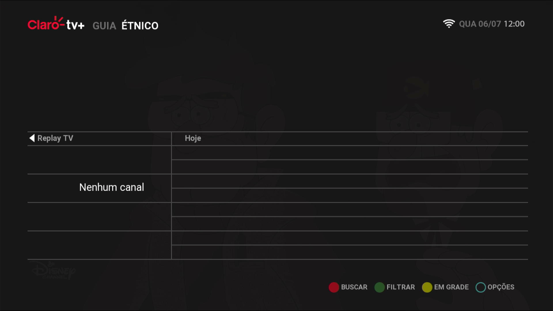 Claro TV+ HD Interface de TV